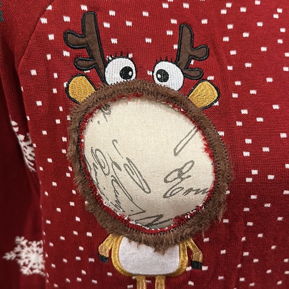 Spencers Gifts Risqué Reindeer Ugly Christmas Sweater - Picture 2 of 4